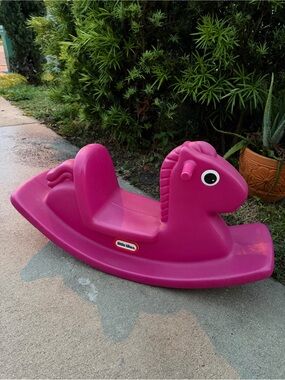 Little Tikes Pink Plastic Rocking Horse Toy for Ages 1-3 Years